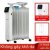 Máy sưởi dầu Akono AK11A không khô da, có điều khiển