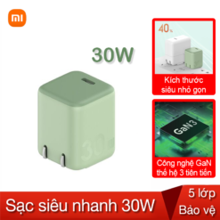 Củ sạc nhanh Xiaomi Zmi HA719 30W GaN3 USB-C