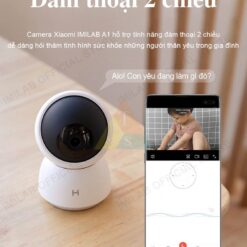 Camera giám sát ip xoay 360° Xiaomi Imilab 2k 1296p A1 Bản Quốc Tế