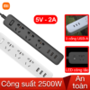 Ổ cắm điện Xiaomi Mi Power Strip XMCXB01QM tích hợp cổng sạc USB