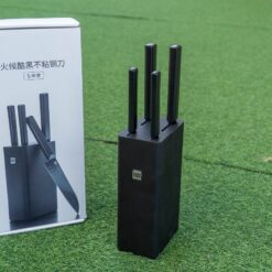 Bộ dao Đức 5 món Xiaomi HuoHou kèm chân đế gỗ
