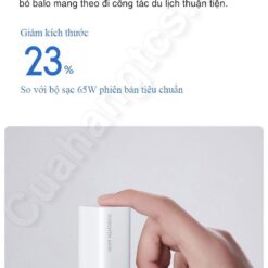Củ sạc nhanh Xiaomi GaN 65W AD652G 1A1C