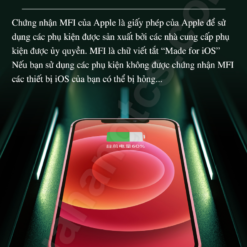 Cáp sạc Xiaomi Zmi AL803 Lightning Chuẩn MFi Dây sạc siêu bền Al803 Al805 Zmi USB-A to Lightning